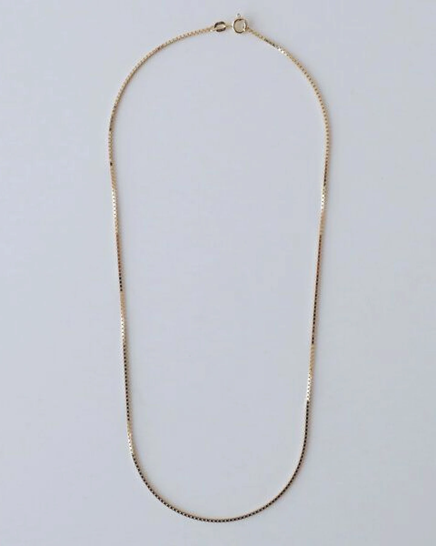 BELLYBIRD Jewellery Venezianerkette - eckige Kettenglieder/ Silber/ Silber vergoldet – Ansicht 3