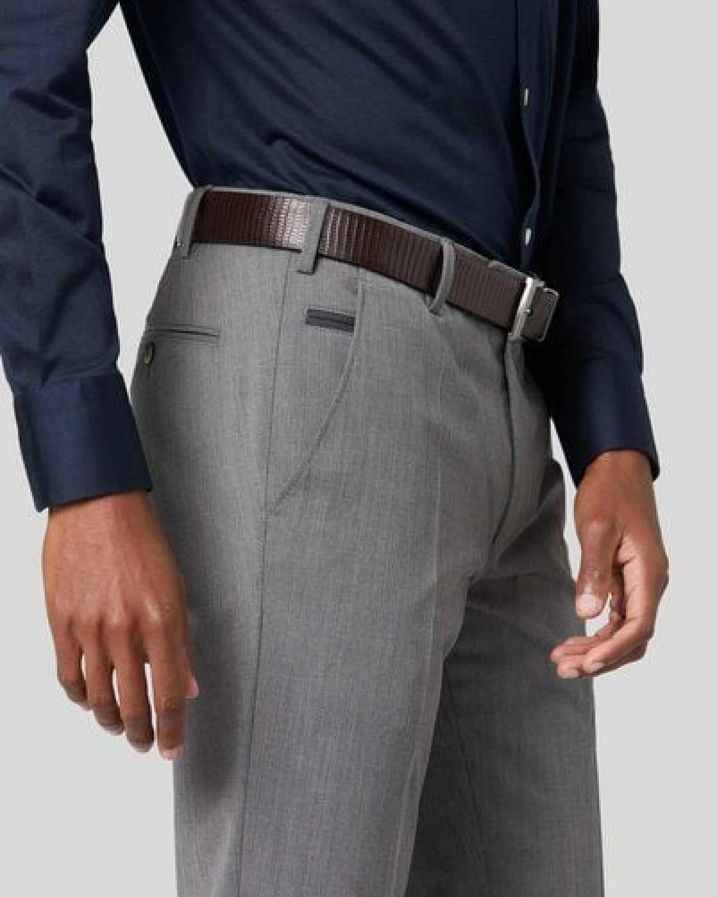 MEYER Feingabardine Bi-Stretch Chino – Ansicht 4