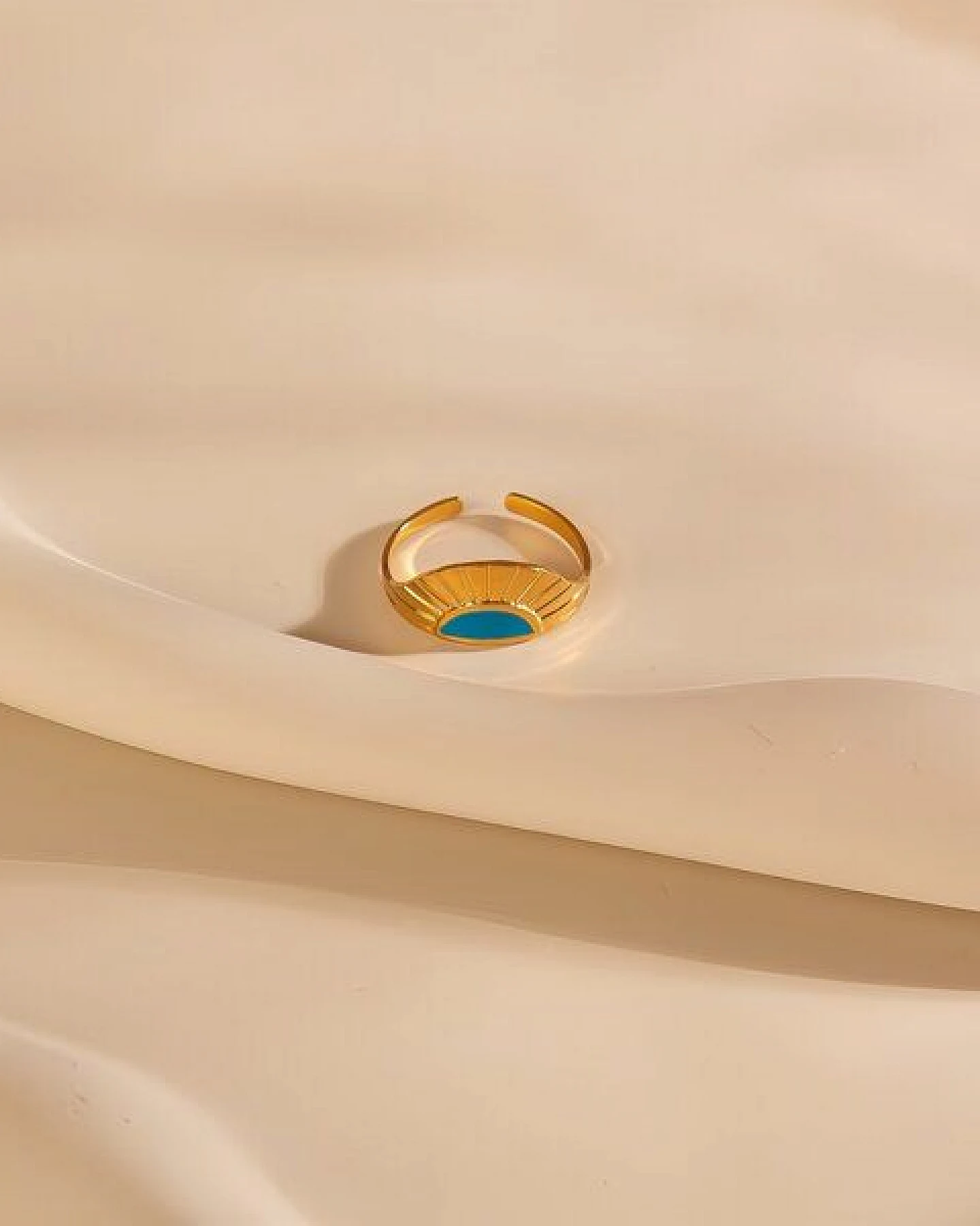 Größenverstellbarer SUNSET Ring ca. Ø 18 mm von Elektropulli – Ansicht 2