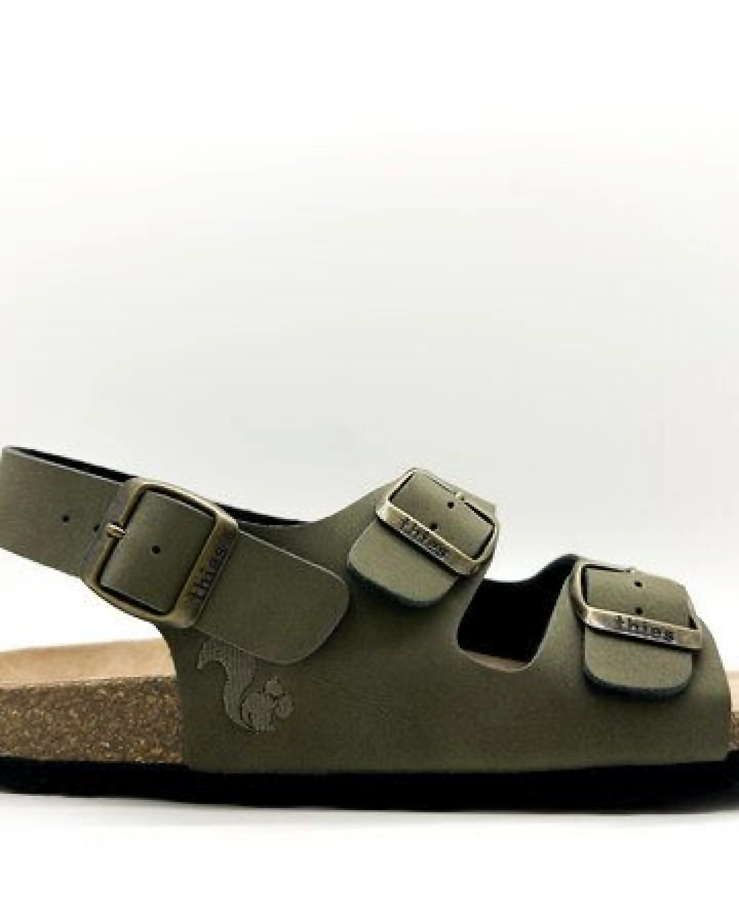 Vegane thies ® Eco Bio Backstrap Sandale aus rec. PET mit Kork-Tieffussbett – Ansicht 2