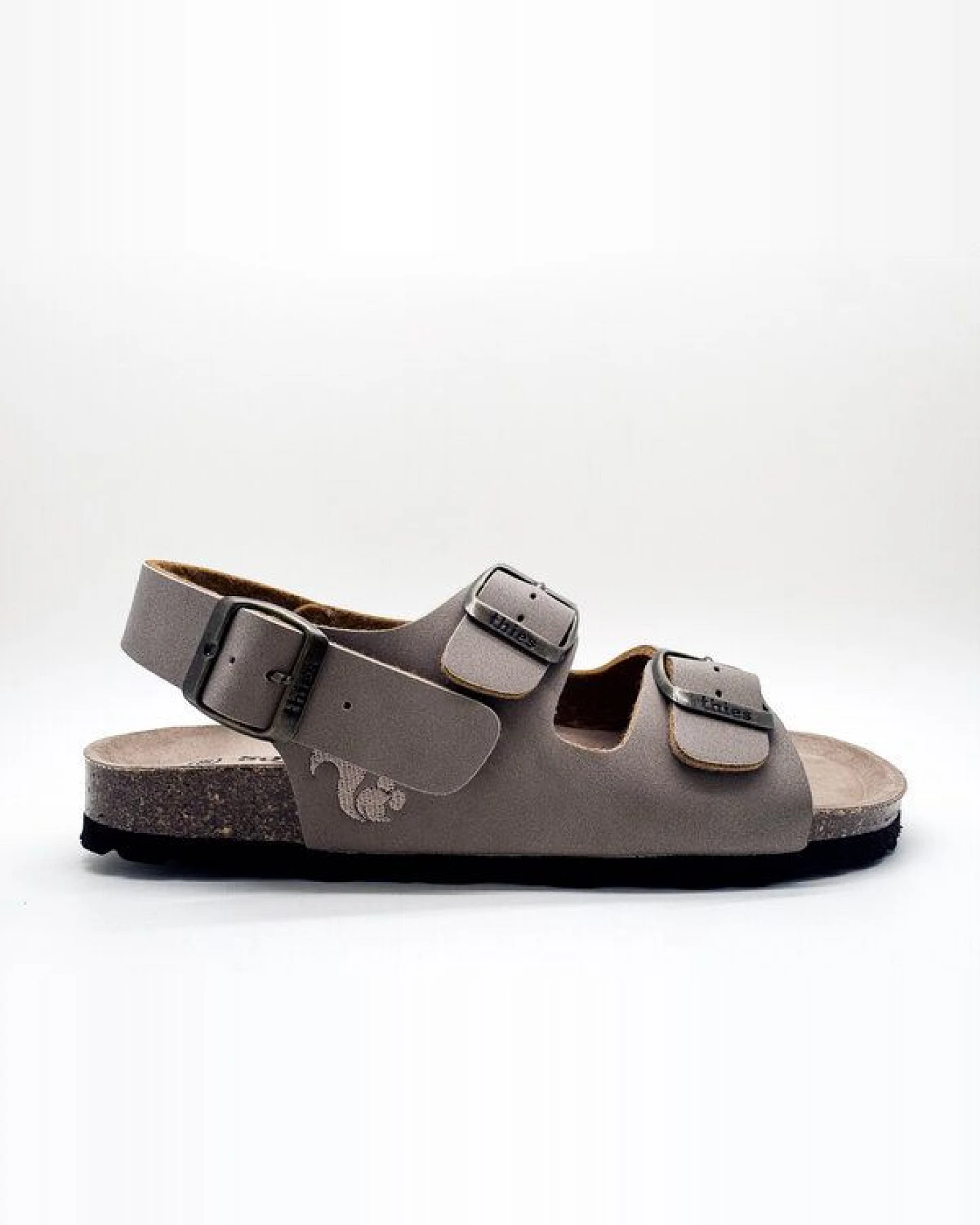 Vegane thies ® Eco Bio Backstrap Sandale aus rec. PET mit Kork-Tieffussbett – Ansicht 2