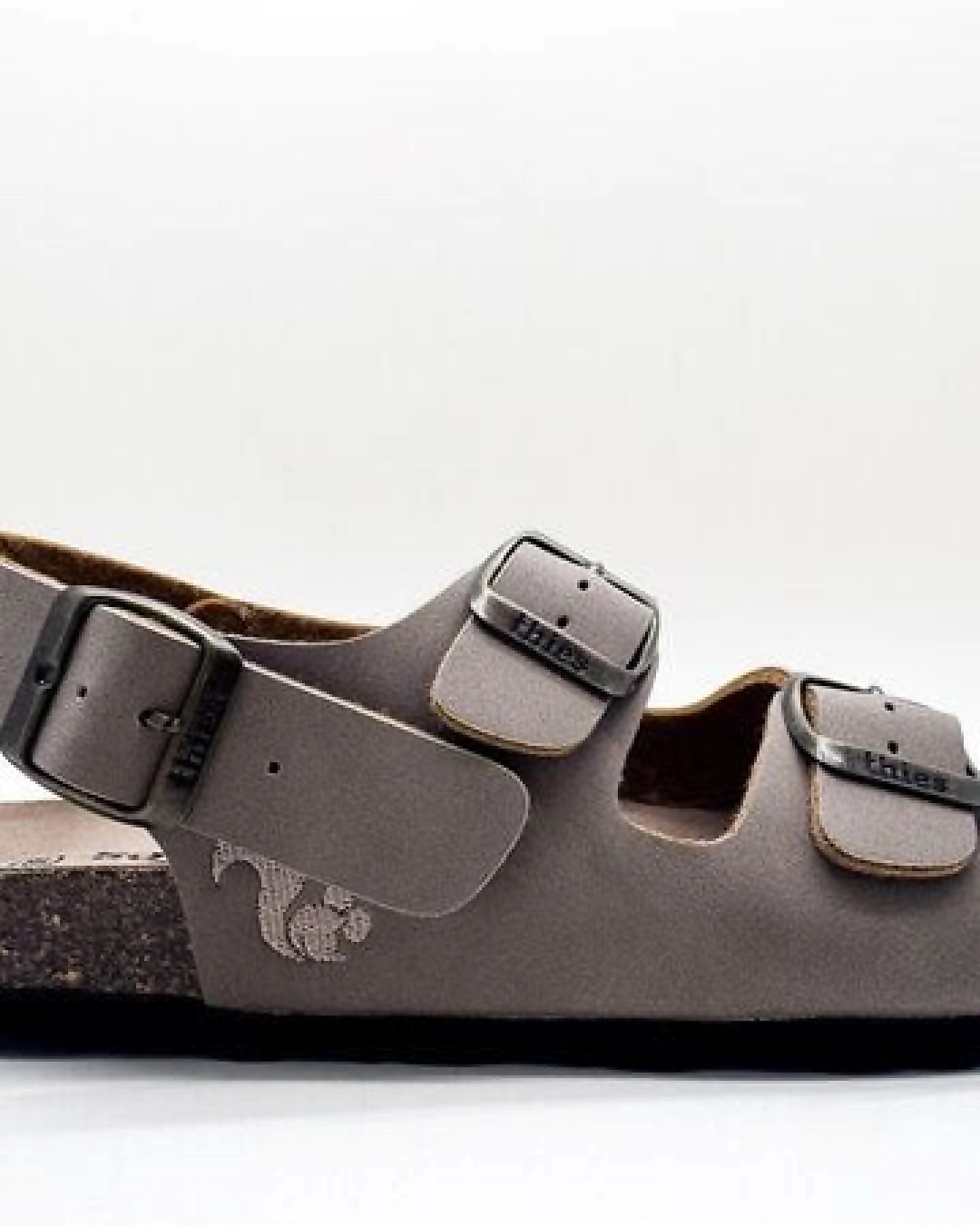 Vegane thies ® Eco Bio Backstrap Sandale aus rec. PET mit Kork-Tieffussbett – Ansicht 2