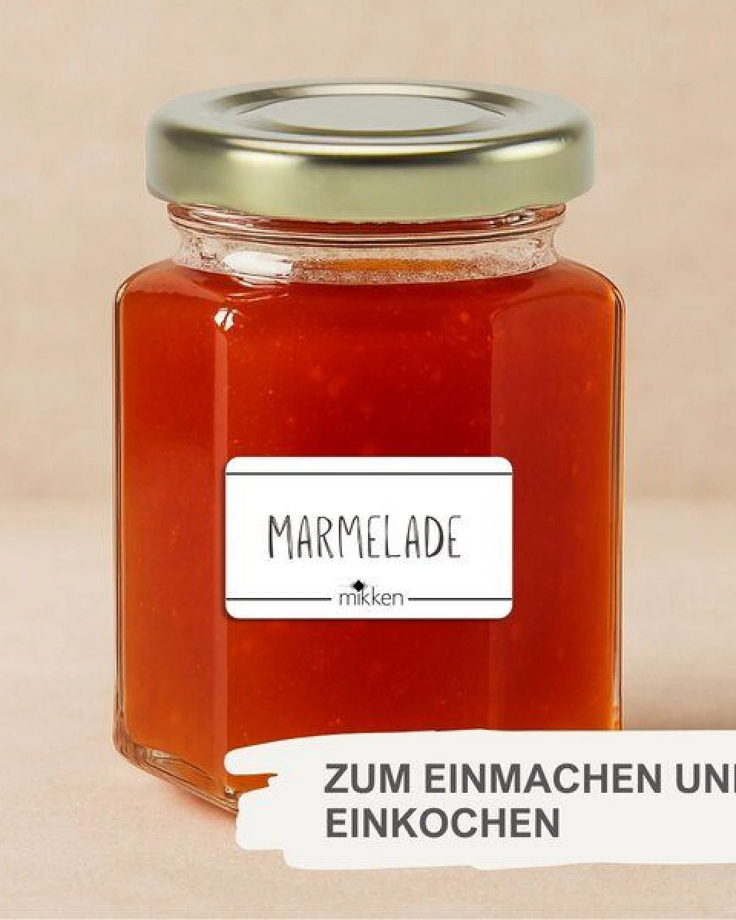 mikken 20 kleine Marmeladengläser 110 ml kleine Einmachgläser mit Schraubdeckel – Ansicht 2
