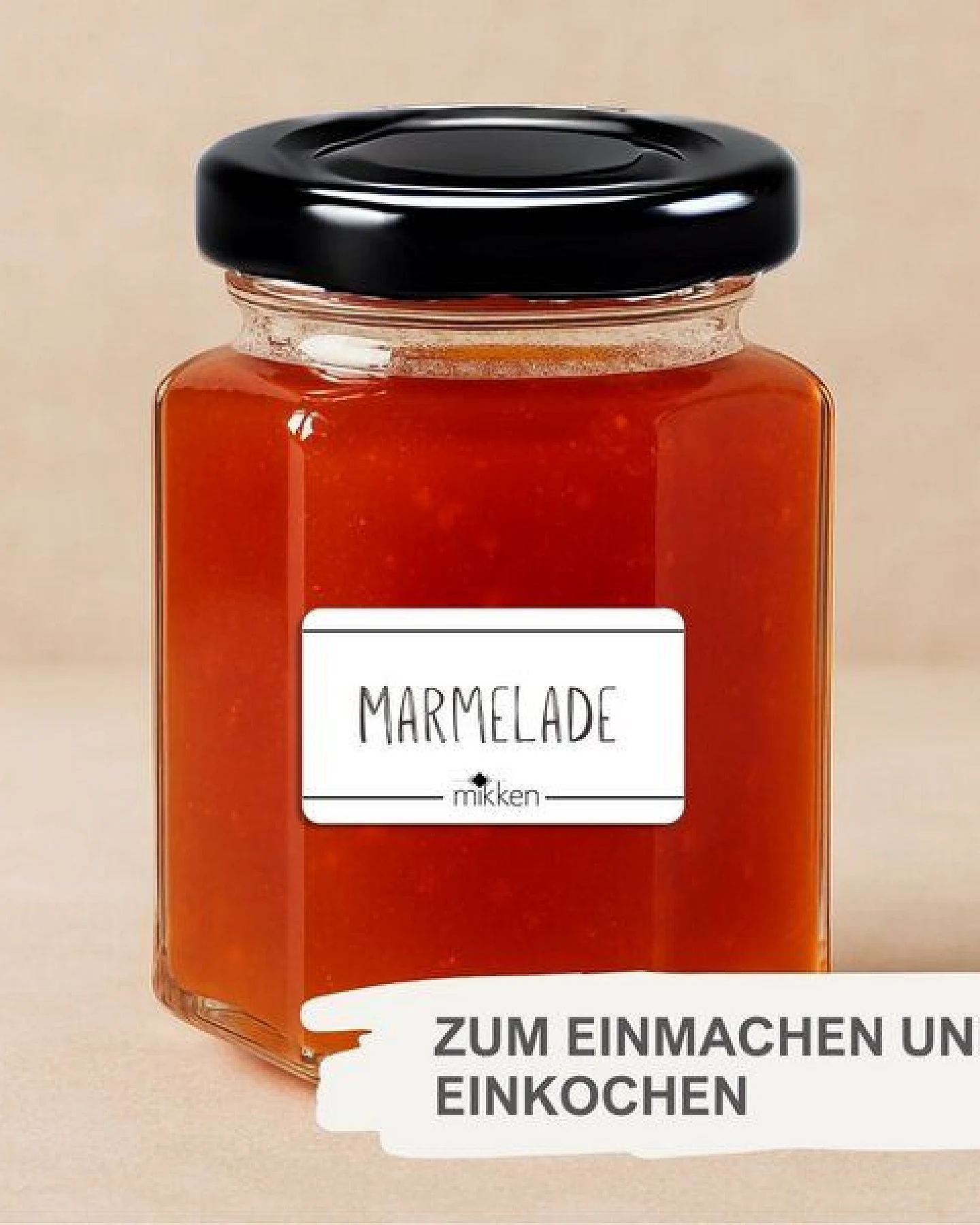 mikken 20 kleine Marmeladengläser 110 ml kleine Einmachgläser mit Schraubdeckel – Ansicht 2