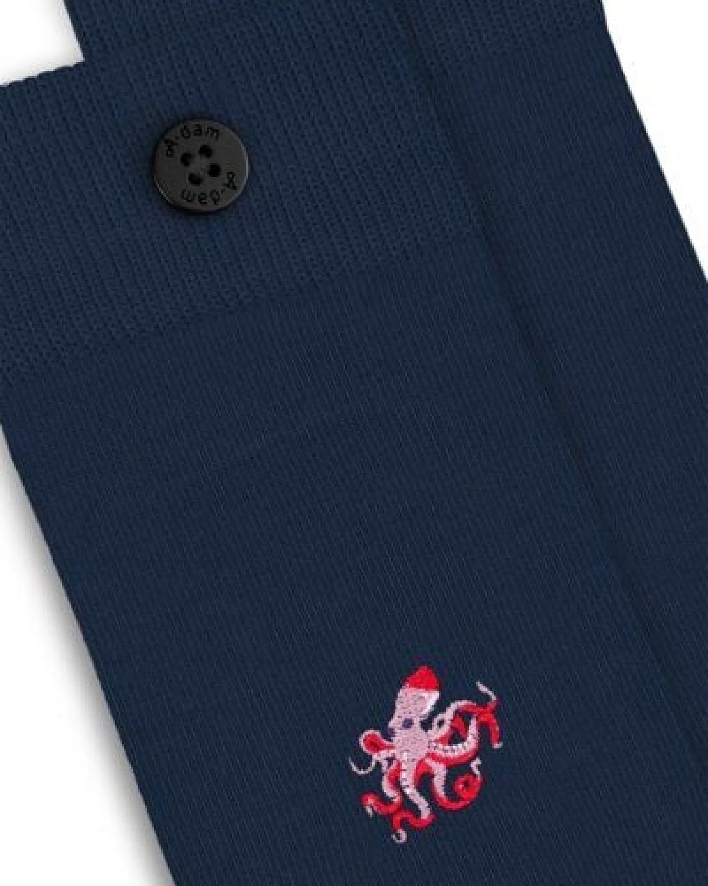 A-Dam Dunkelblaue Socken Octopus – Ansicht 4