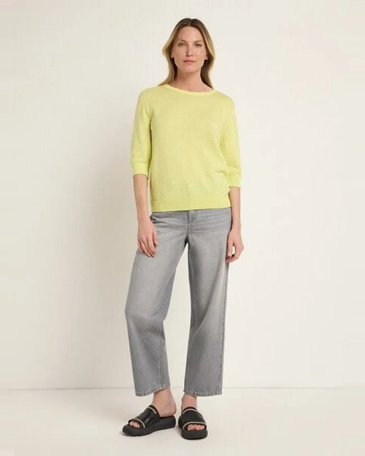 LANIUS Strickpullover mit 3/4-Arm