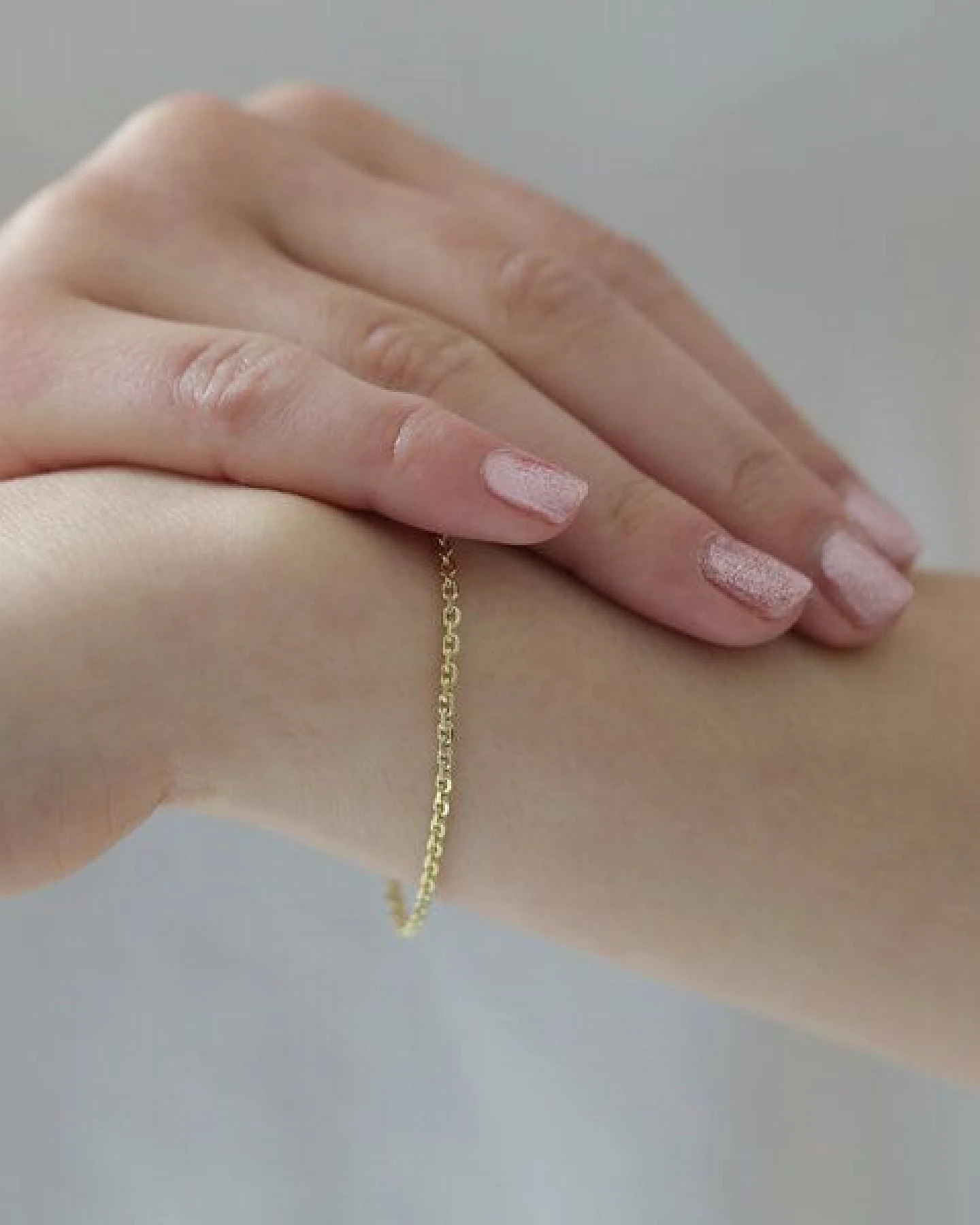 BELLYBIRD Jewellery Armband - Anker diamantiert, 333 Gold, 18,5cm lang – Ansicht 3
