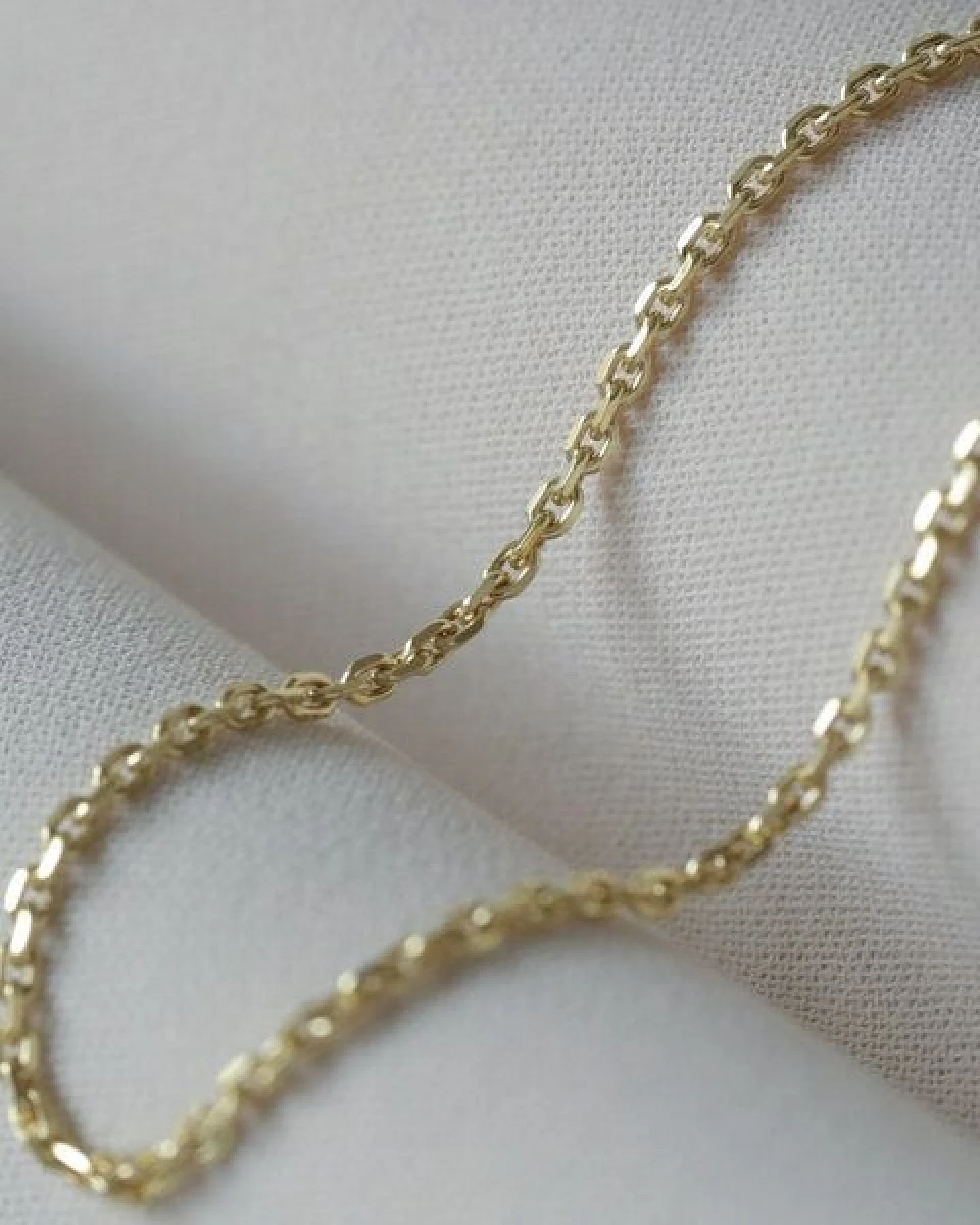 BELLYBIRD Jewellery Armband - Anker diamantiert, 333 Gold, 18,5cm lang – Ansicht 4