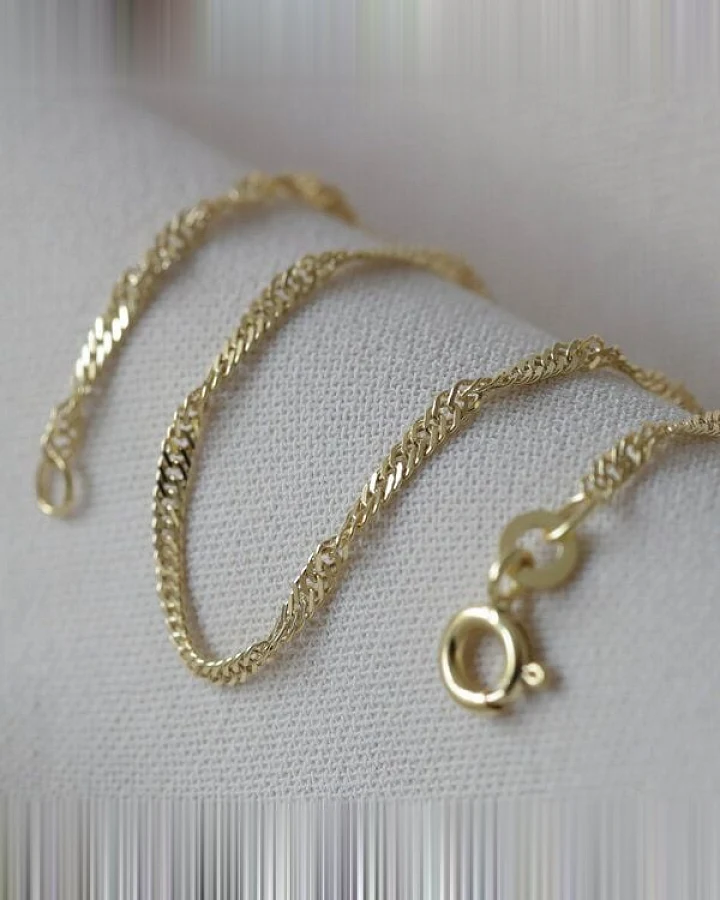 BELLYBIRD Jewellery Armband - Singapur, 333 Gold, 18cm lang