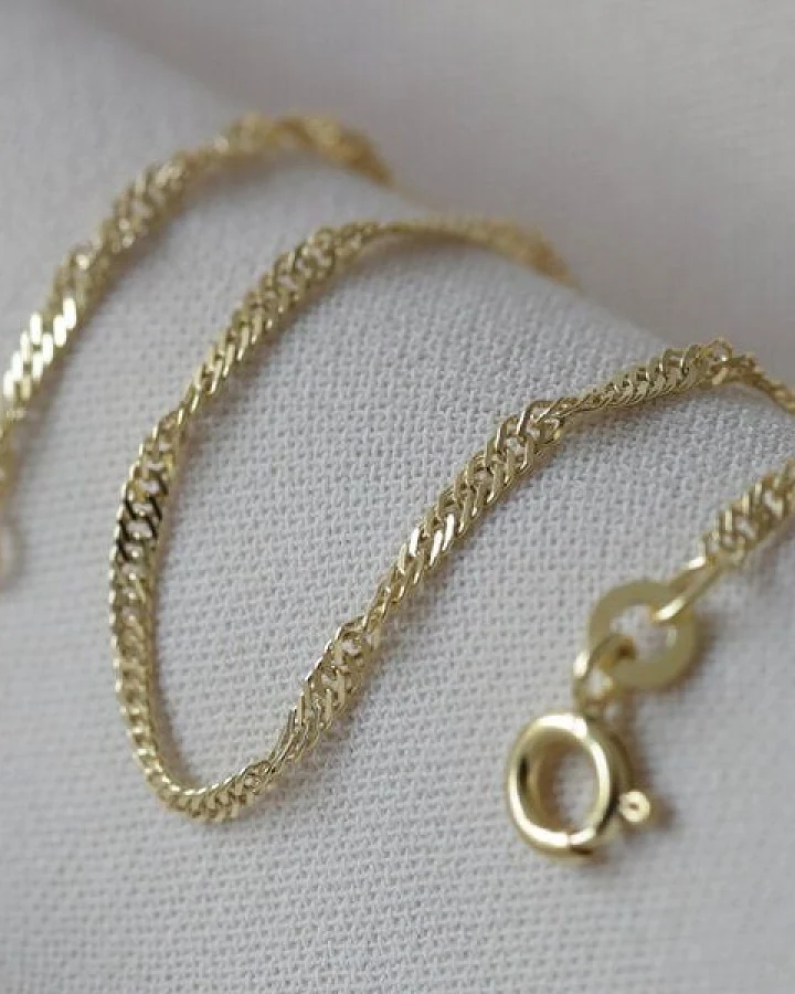 BELLYBIRD Jewellery Armband - Singapur, 333 Gold, 18cm lang