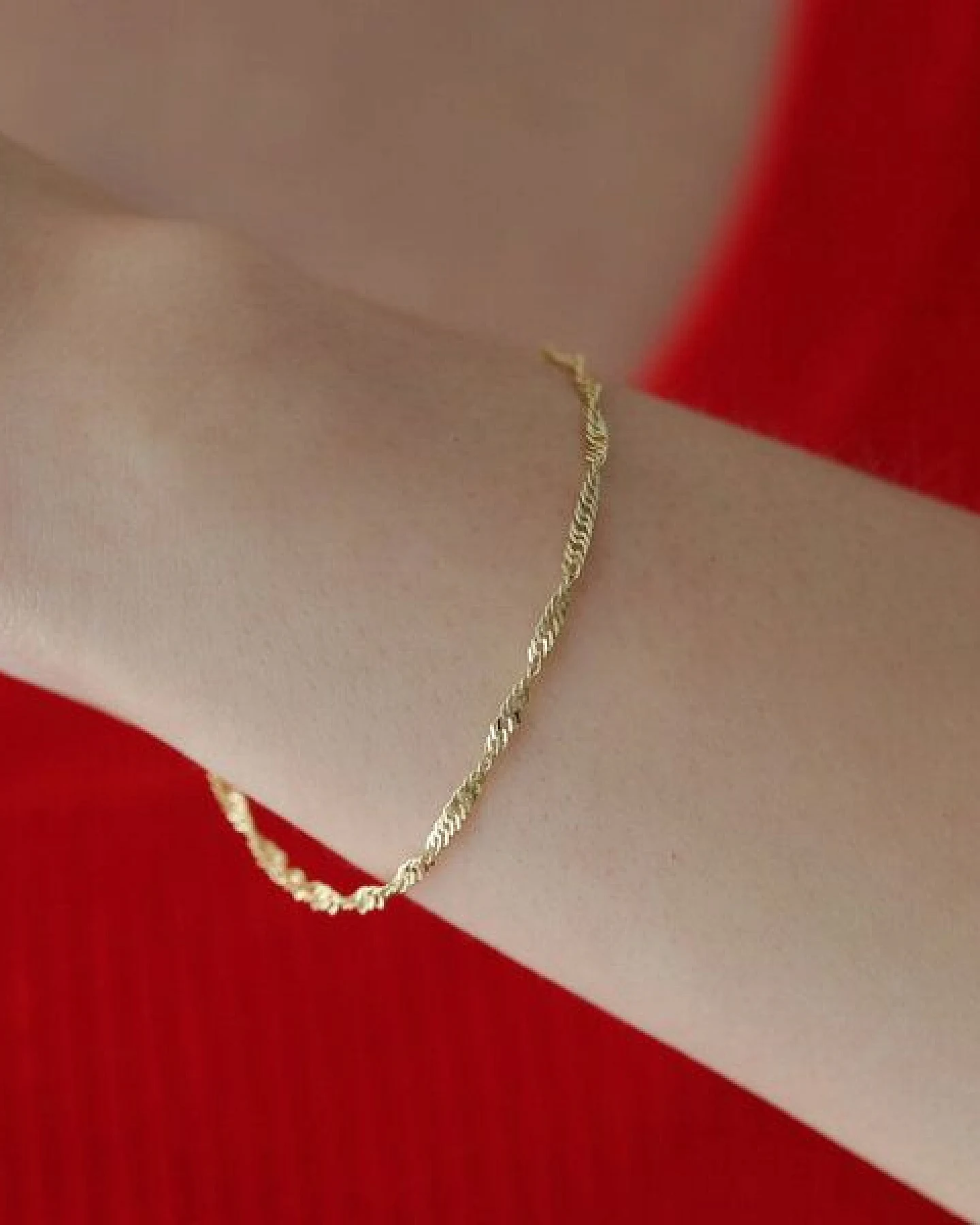 BELLYBIRD Jewellery Armband - Singapur, 333 Gold, 18cm lang – Ansicht 2