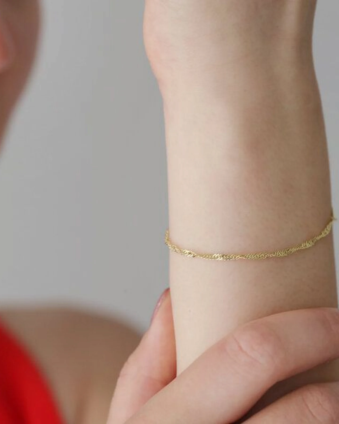 BELLYBIRD Jewellery Armband - Singapur, 333 Gold, 18cm lang – Ansicht 3