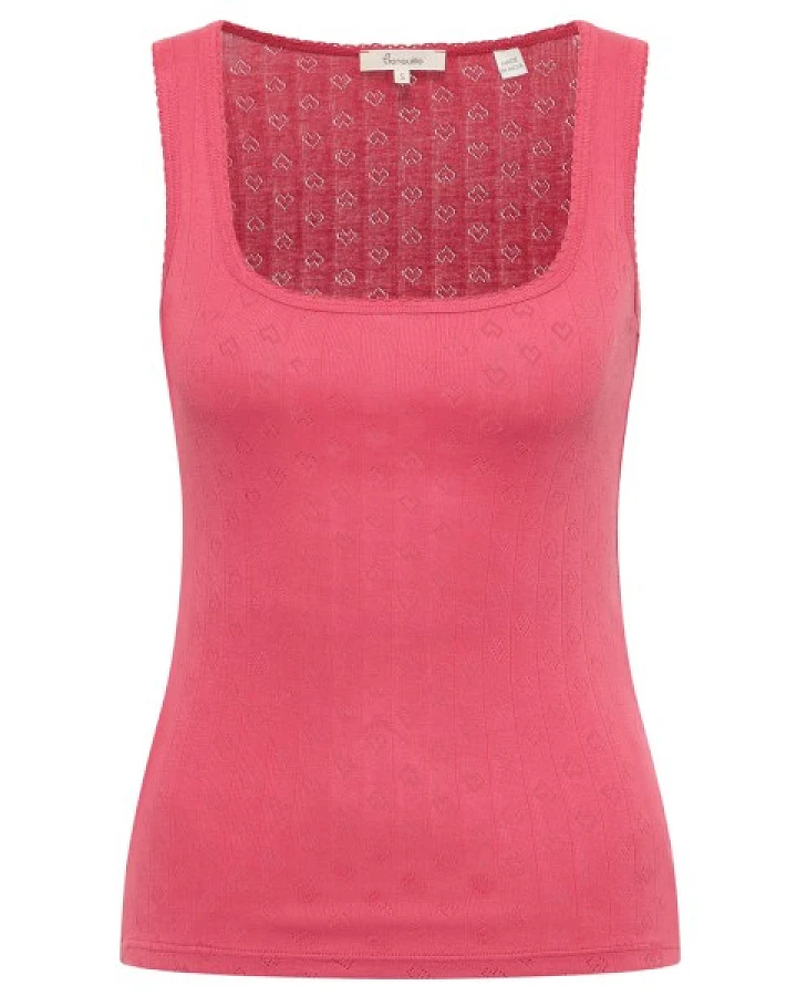Tranquillo - Women's Jerseytop Rosaa - Alltagsunterwäsche Gr XS rosa