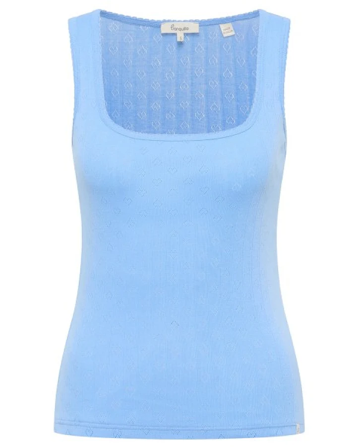 Tranquillo - Women's Jerseytop Rosaa - Alltagsunterwäsche Gr XS blau
