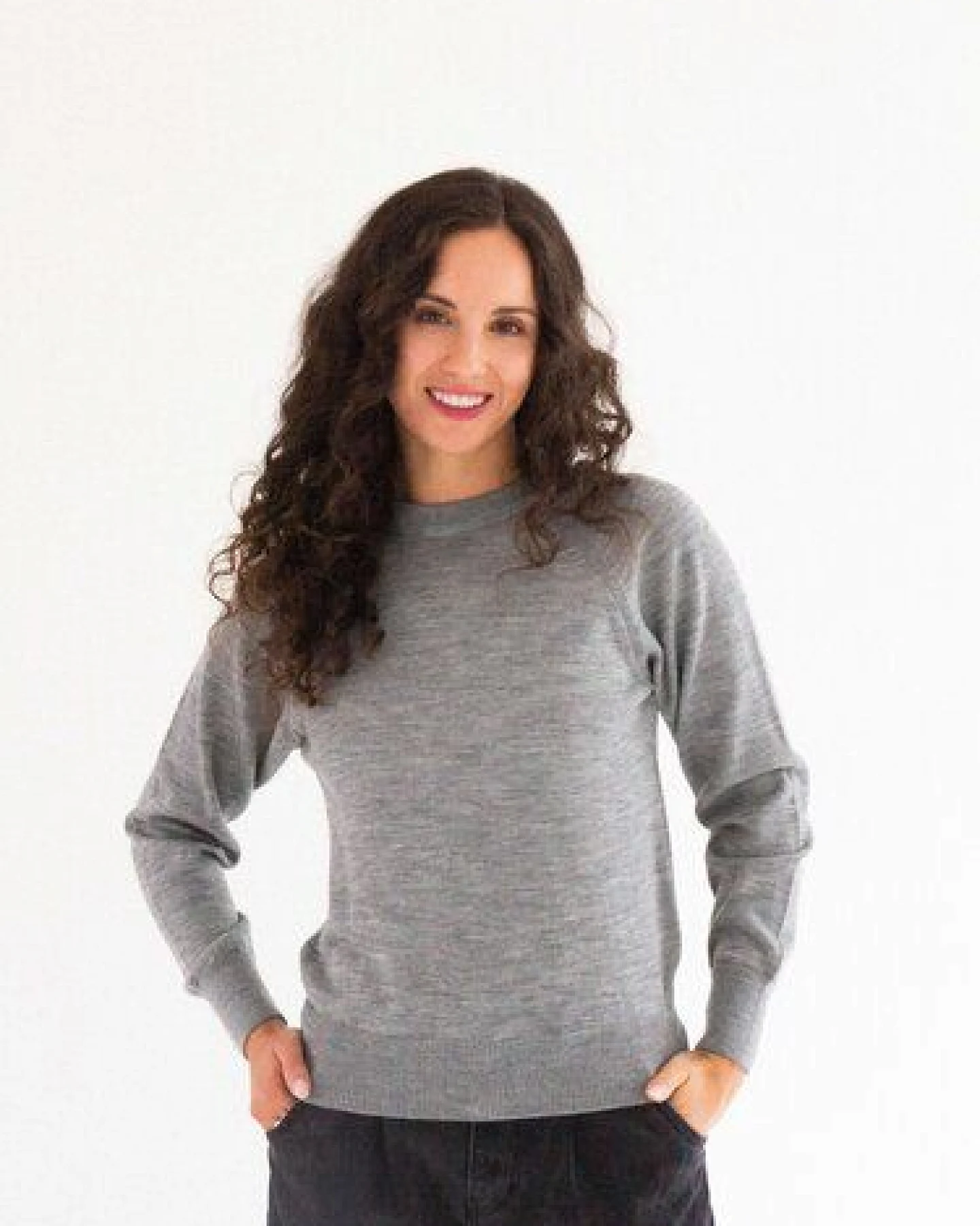 Kopyto JENOT - Klassischer Damenpullover aus 100% Merinowolle – Ansicht 3