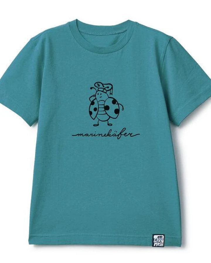 GARY MASH Kinder T-Shirt Marinekäfer aus Bio-Baumwolle