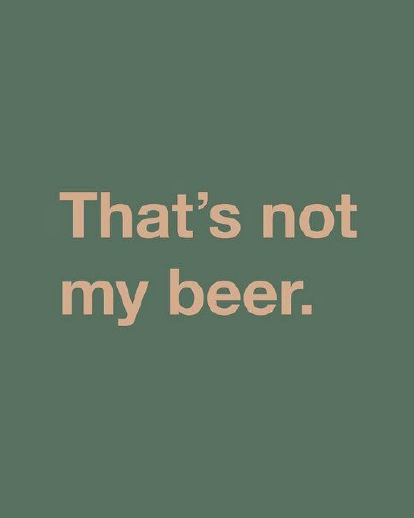GARY MASH Shirt That's not my beer aus Biobaumwolle – Ansicht 2