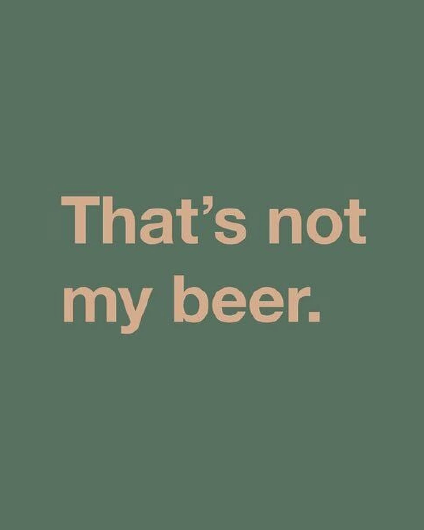 GARY MASH Shirt That's not my beer aus Biobaumwolle – Ansicht 2