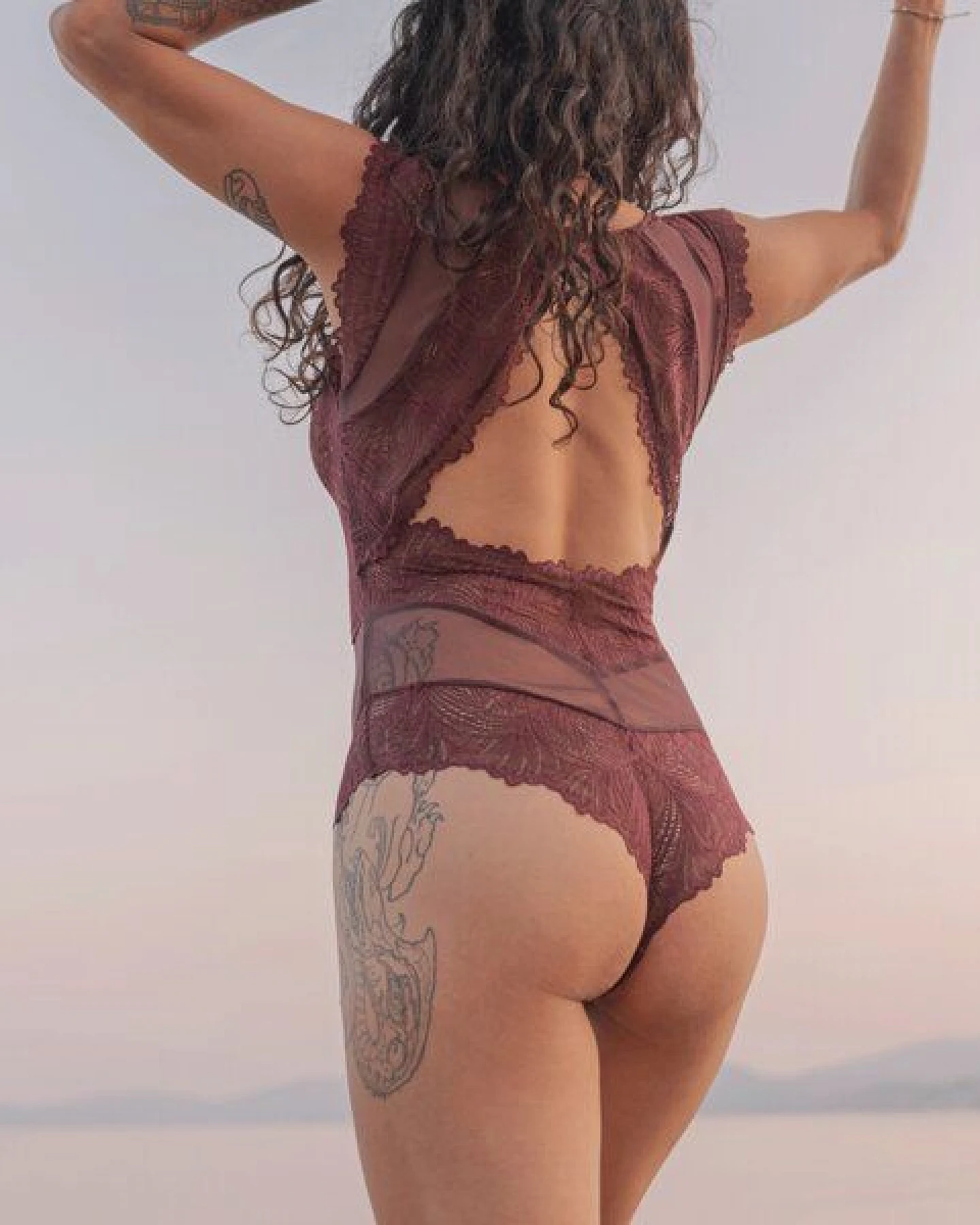 Anekdot Bodysuit Amara Plum – Ansicht 2