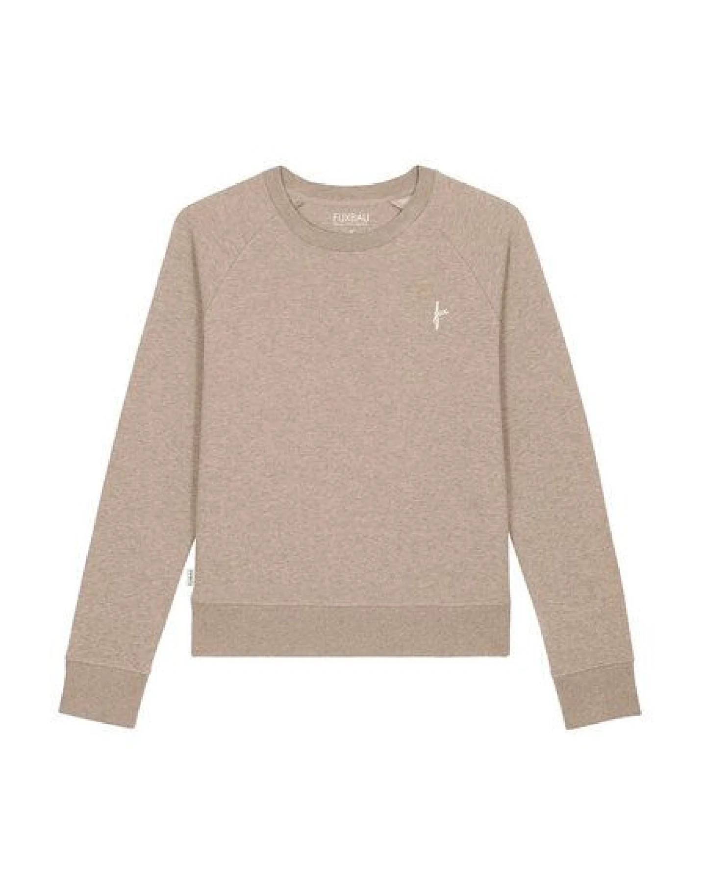 FUXBAU Frauen fux Pullover - beige meliert – Ansicht 2