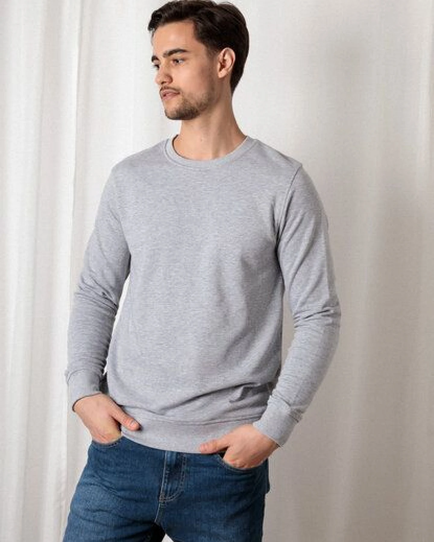 TORLAND Leichter Pullover aus Bio-Baumwolle – Ansicht 3
