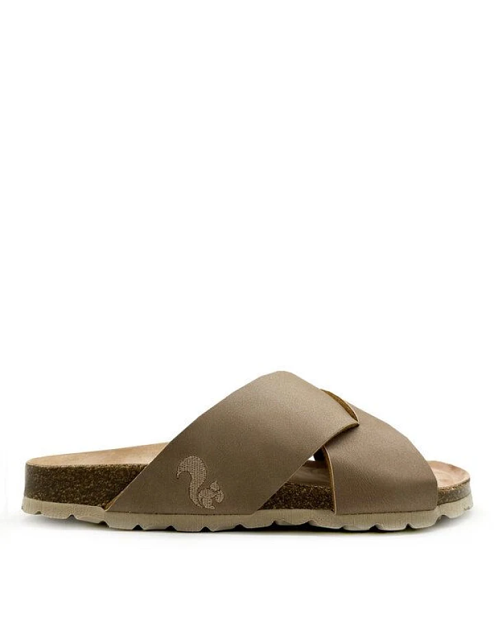 Vegane thies ® Eco Bio Cross Sandale aus rec. PET mit ergonomischem Fussbett