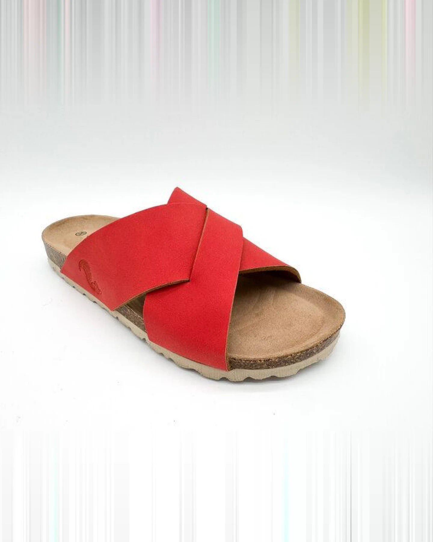 Vegane thies ® Eco Bio Cross Sandale aus rec. PET mit ergonomischem Fussbett – Ansicht 3