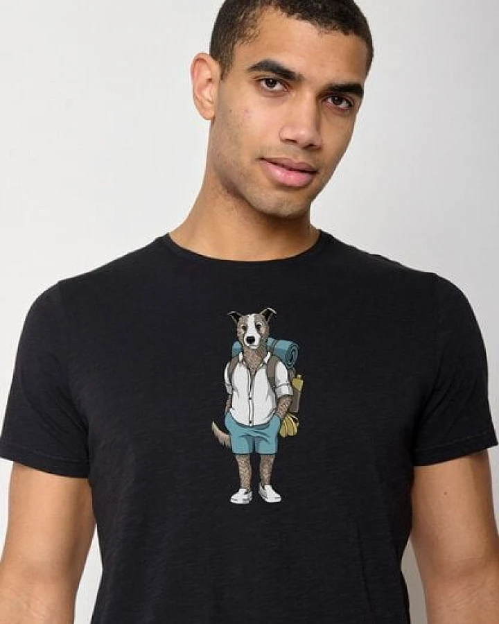 GREENBOMB Animal Dog Traveller Spice - Sportliches T-Shirt aus Bio-Baumwolle / hochwertiger Print / GOTS / Fair & Vegan
