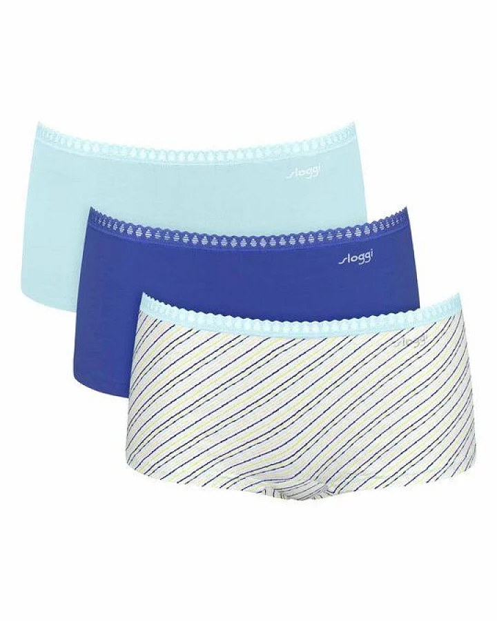 Sloggi 3er Pack Shorts GO Crush Bio-Baumwolle
