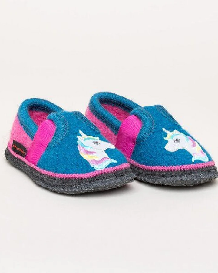 Kitz-Pichler Walkpantoffel Bobby Appl. Einhorn