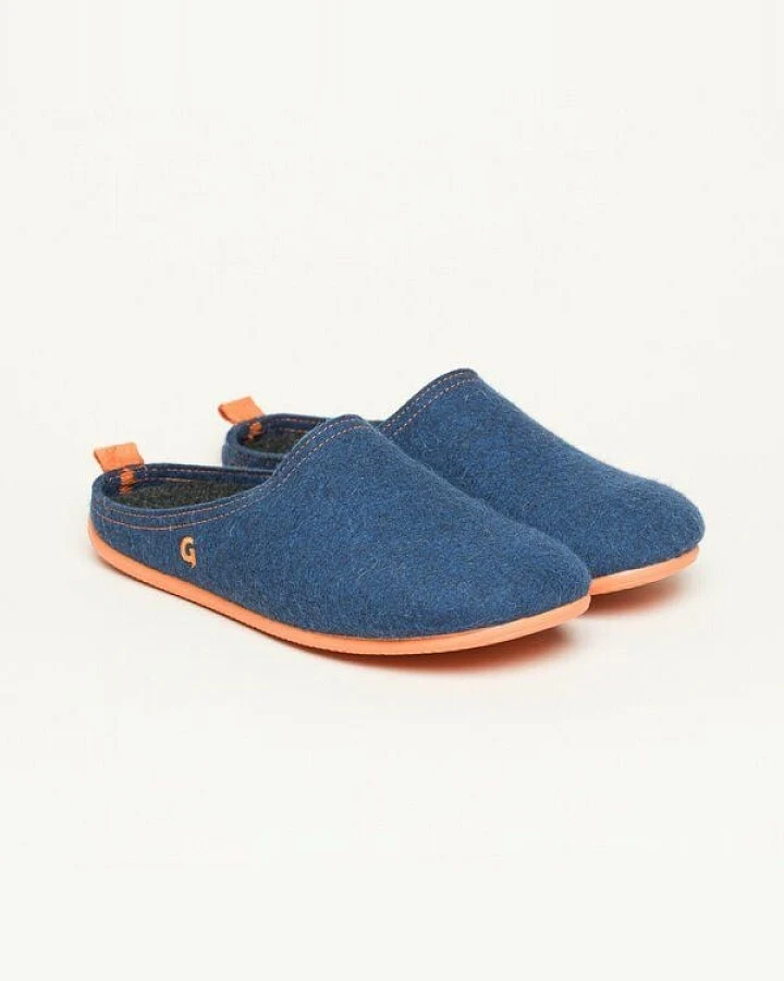Gottstein Filz-Hausschuh Wool Slide-in für Damen & Herren - Pantoffel aus 100% recycelter Schurwolle mit Gummisohle & Komfort-Einlagesohle