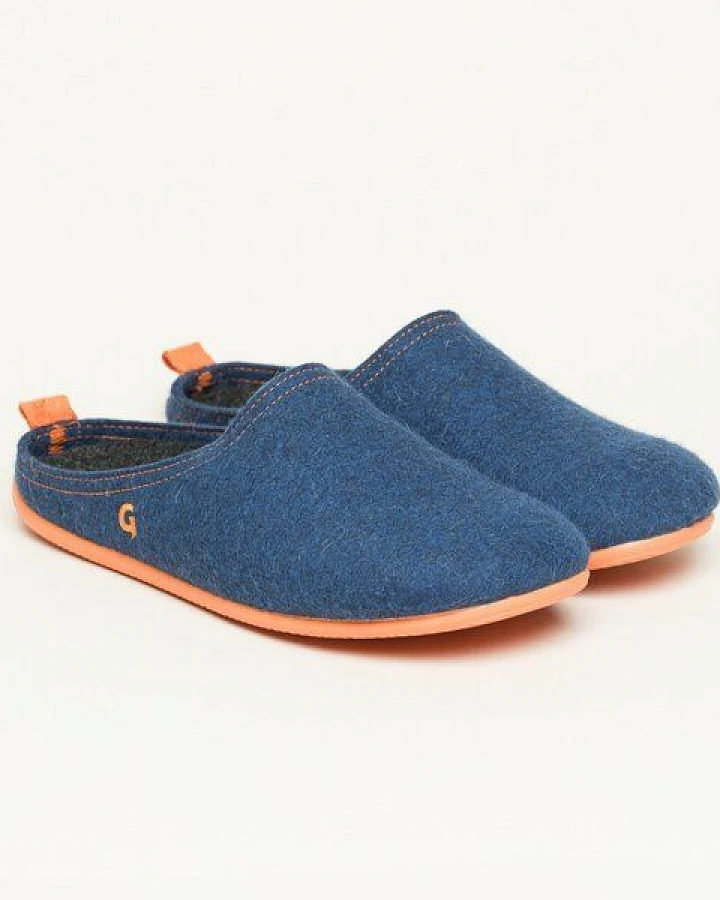 Gottstein Filz-Hausschuh Wool Slide-in für Damen & Herren - Pantoffel aus 100% recycelter Schurwolle mit Gummisohle & Komfort-Einlagesohle
