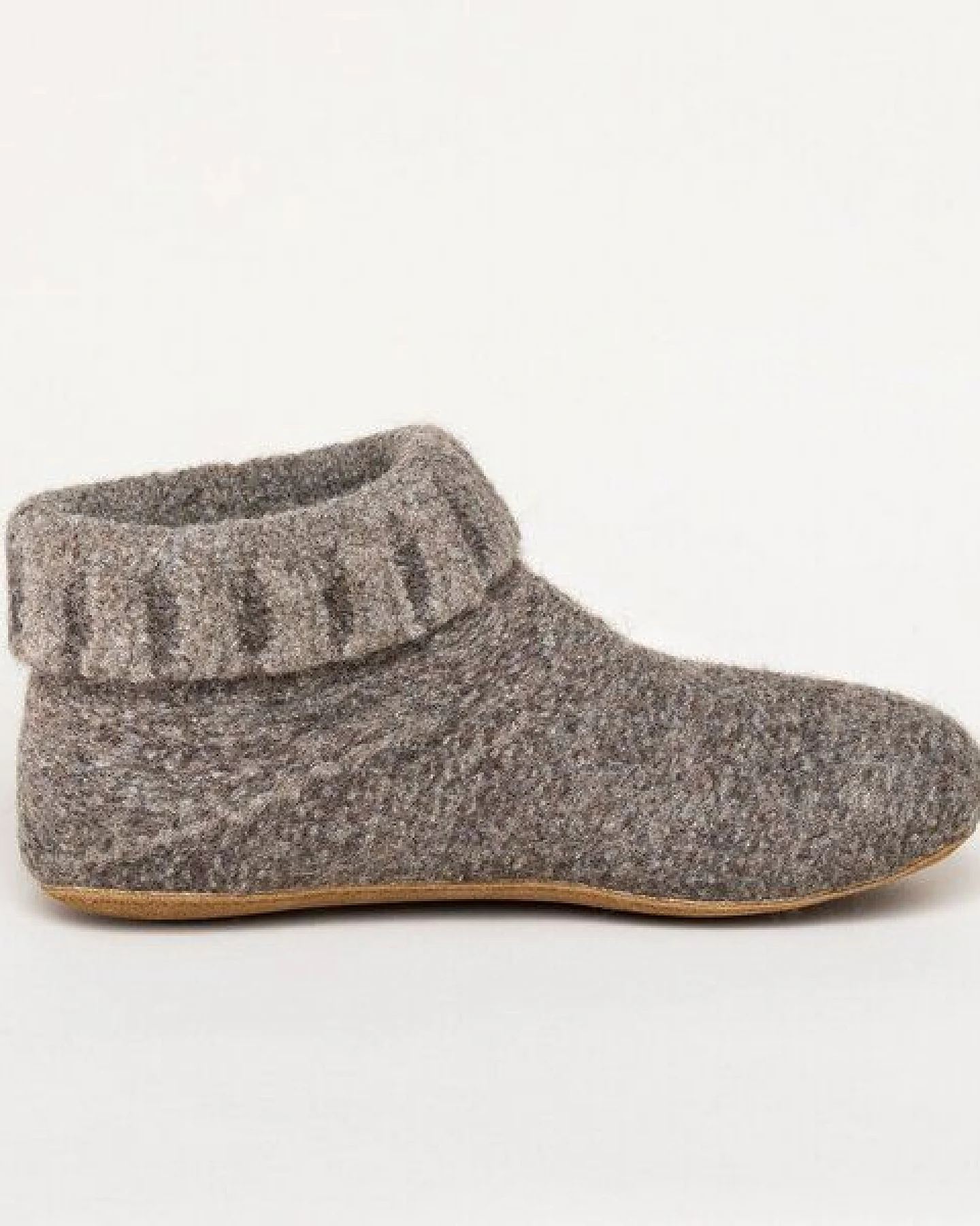 Gottstein Hüttenschuh Knit Boot aus 100% Schurwolle - Filz-Hausschuh made in Tirol – Ansicht 3
