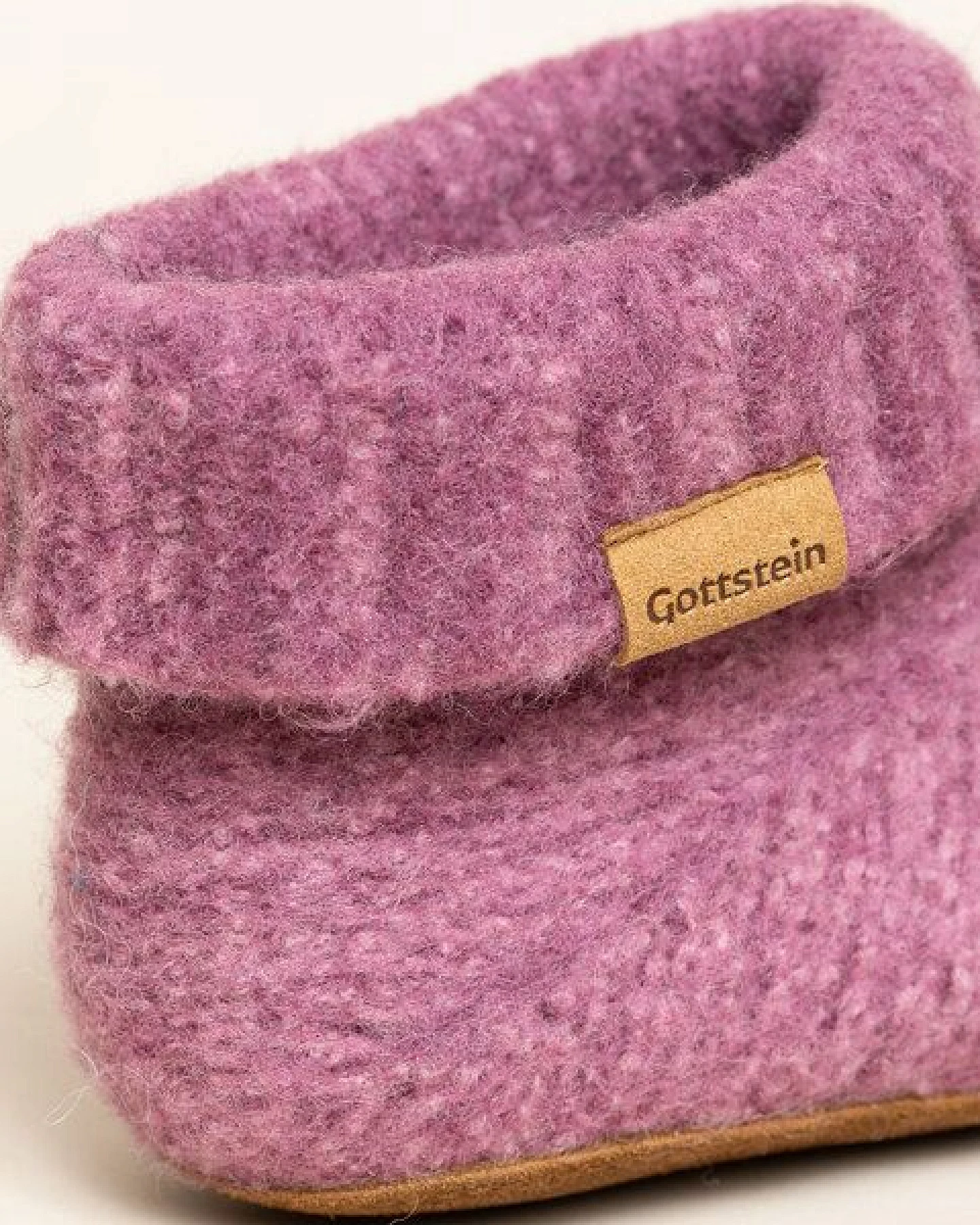 Gottstein Hüttenschuh Knit Boot aus 100% Schurwolle - Filz-Hausschuh made in Tirol – Ansicht 3