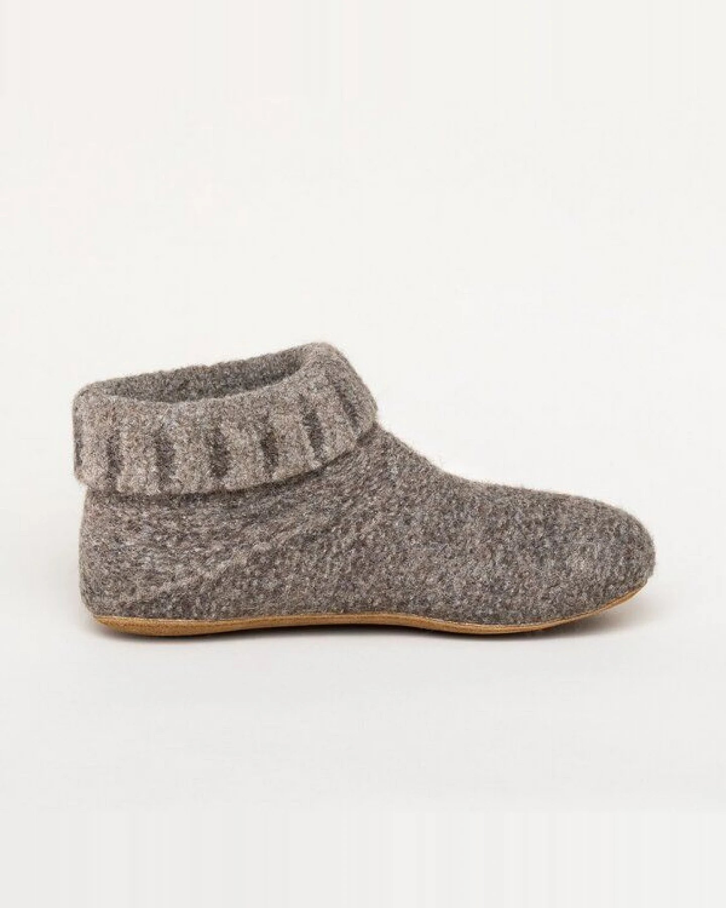Gottstein Hüttenschuh Knit Boot aus 100% Schurwolle - Filz-Hausschuh made in Tirol – Ansicht 3