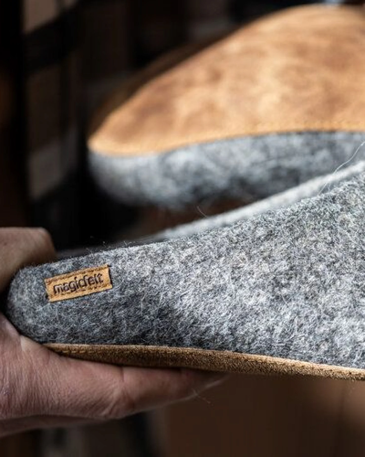 Magicfelt Filz-Hausschuh 713 aus 100% seltenen Wollen – Ansicht 2