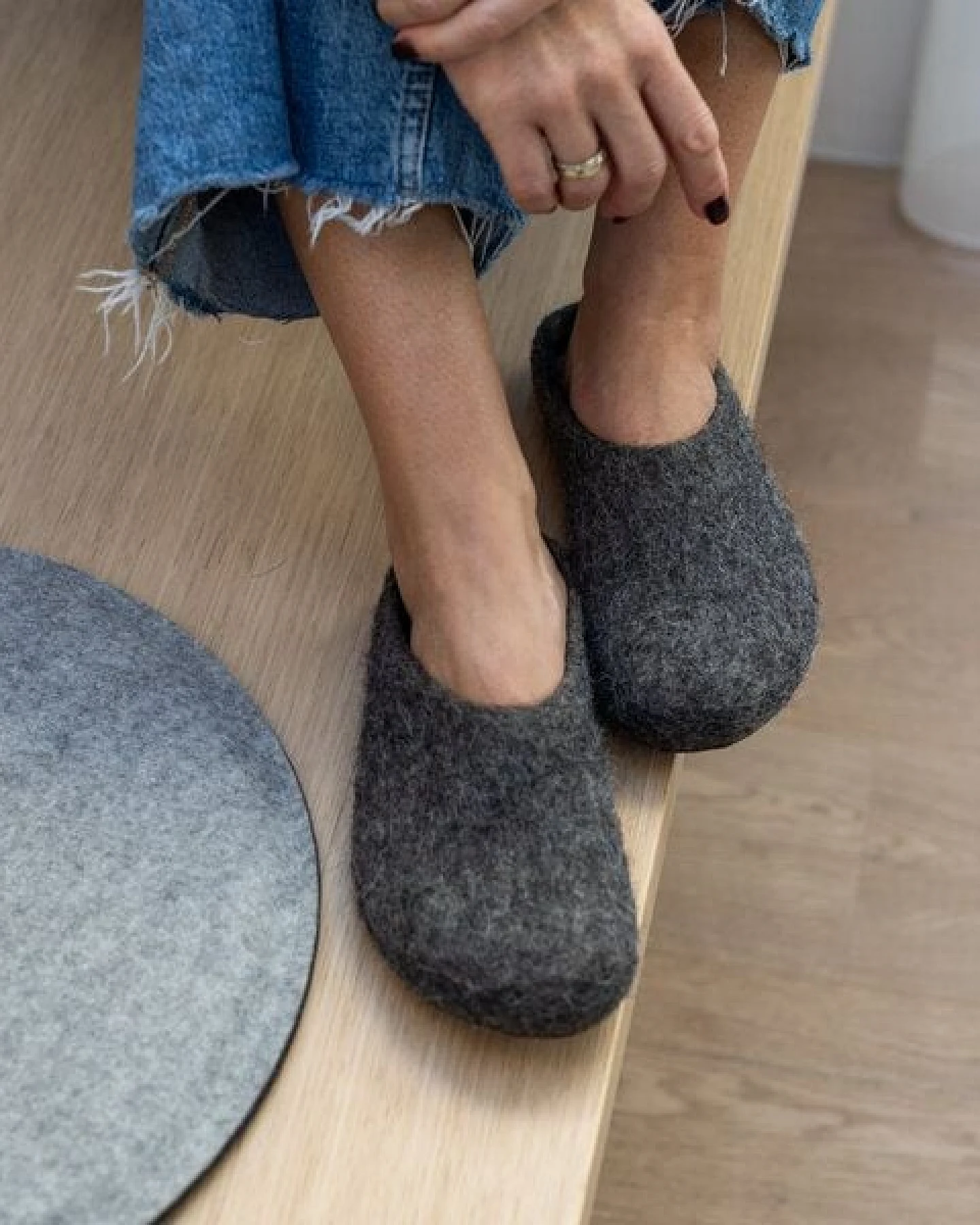 Magicfelt Filz-Hausschuh 713 aus 100% seltenen Wollen – Ansicht 4