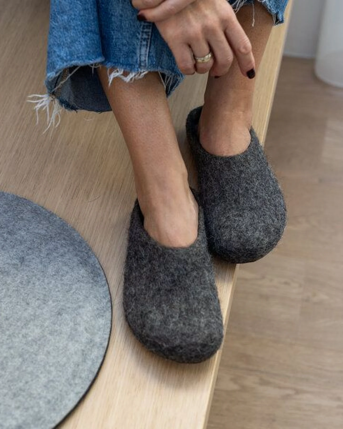 Magicfelt Filz-Hausschuh 713 aus 100% seltenen Wollen – Ansicht 4