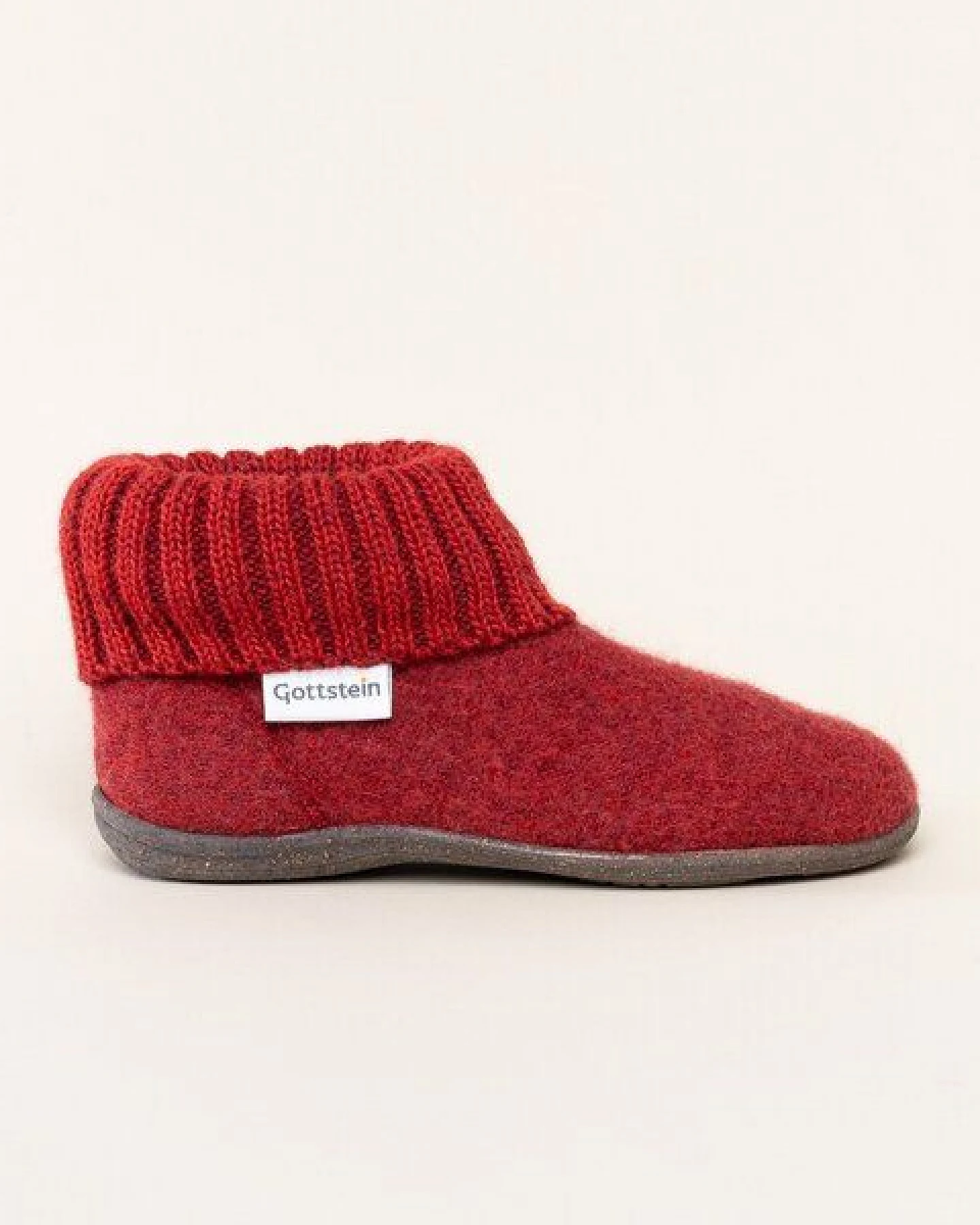 Gottstein Kinder Hüttenschuh Alpine Boot RU - Aus reiner Bio-Schafwolle für Jungen & Mädchen mit Gummisohle - Hausschuh Made in Tirol – Ansicht 3