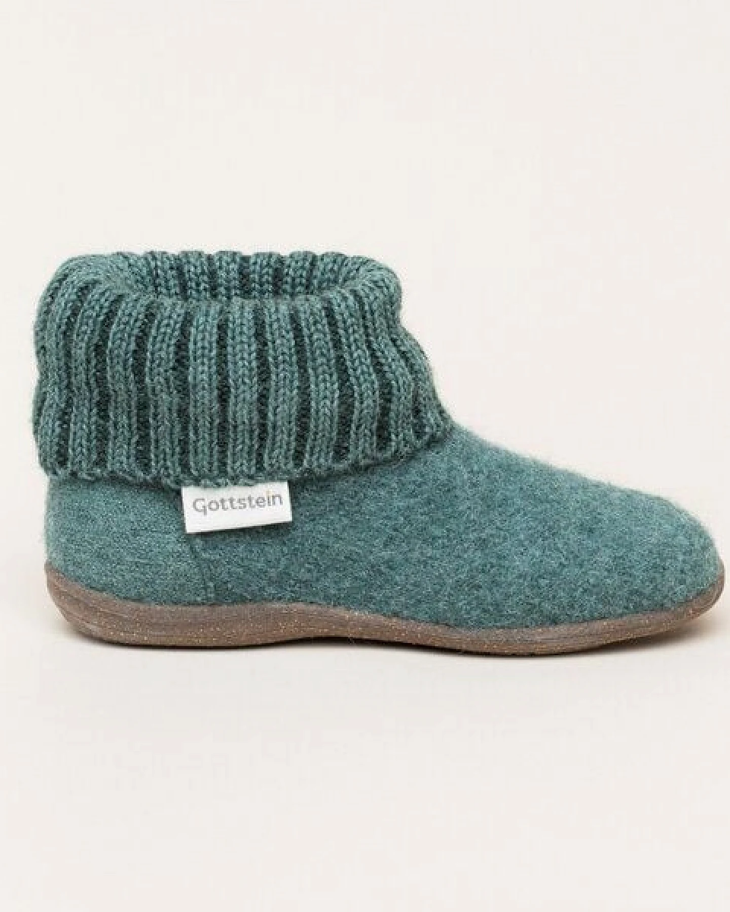 Gottstein Kinder Hüttenschuh Alpine Boot RU - Aus reiner Bio-Schafwolle für Jungen & Mädchen mit Gummisohle - Hausschuh Made in Tirol – Ansicht 3