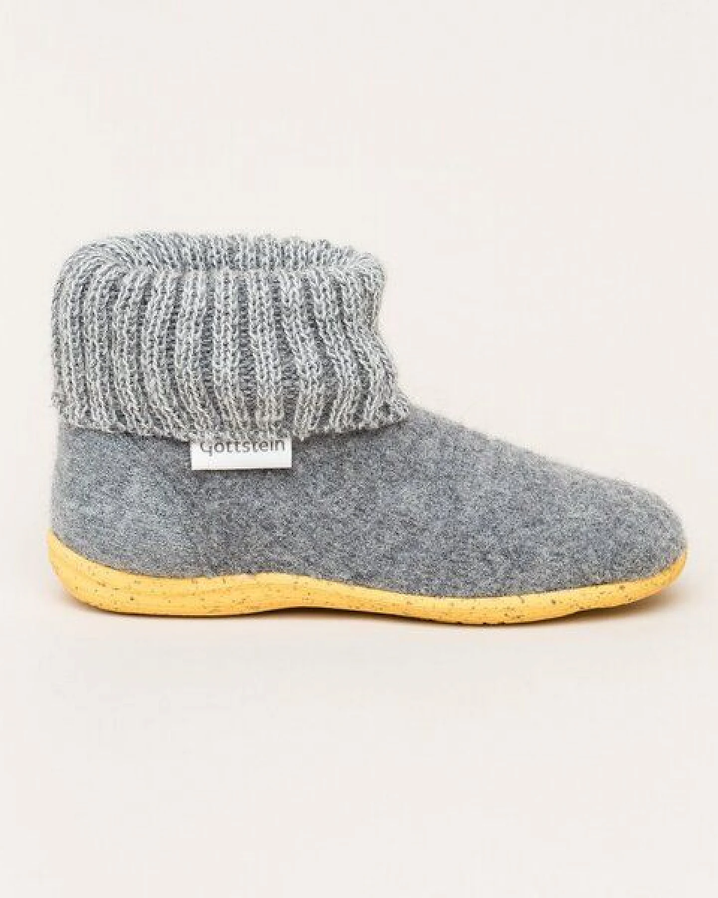 Gottstein Kinder Hüttenschuh Alpine Boot RU - Aus reiner Bio-Schafwolle für Jungen & Mädchen mit Gummisohle - Hausschuh Made in Tirol – Ansicht 3