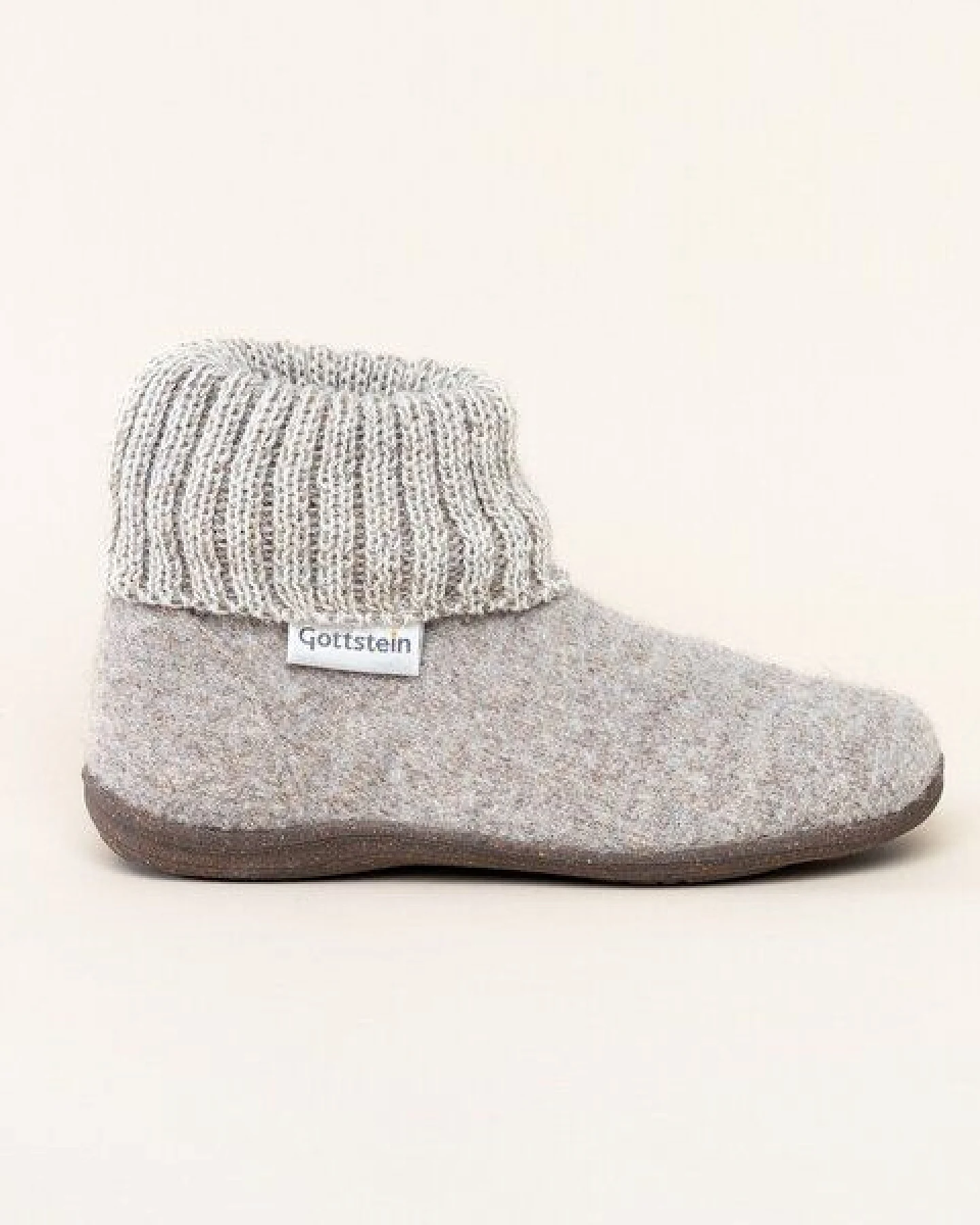 Gottstein Kinder Hüttenschuh Alpine Boot RU - Aus reiner Bio-Schafwolle für Jungen & Mädchen mit Gummisohle - Hausschuh Made in Tirol – Ansicht 3