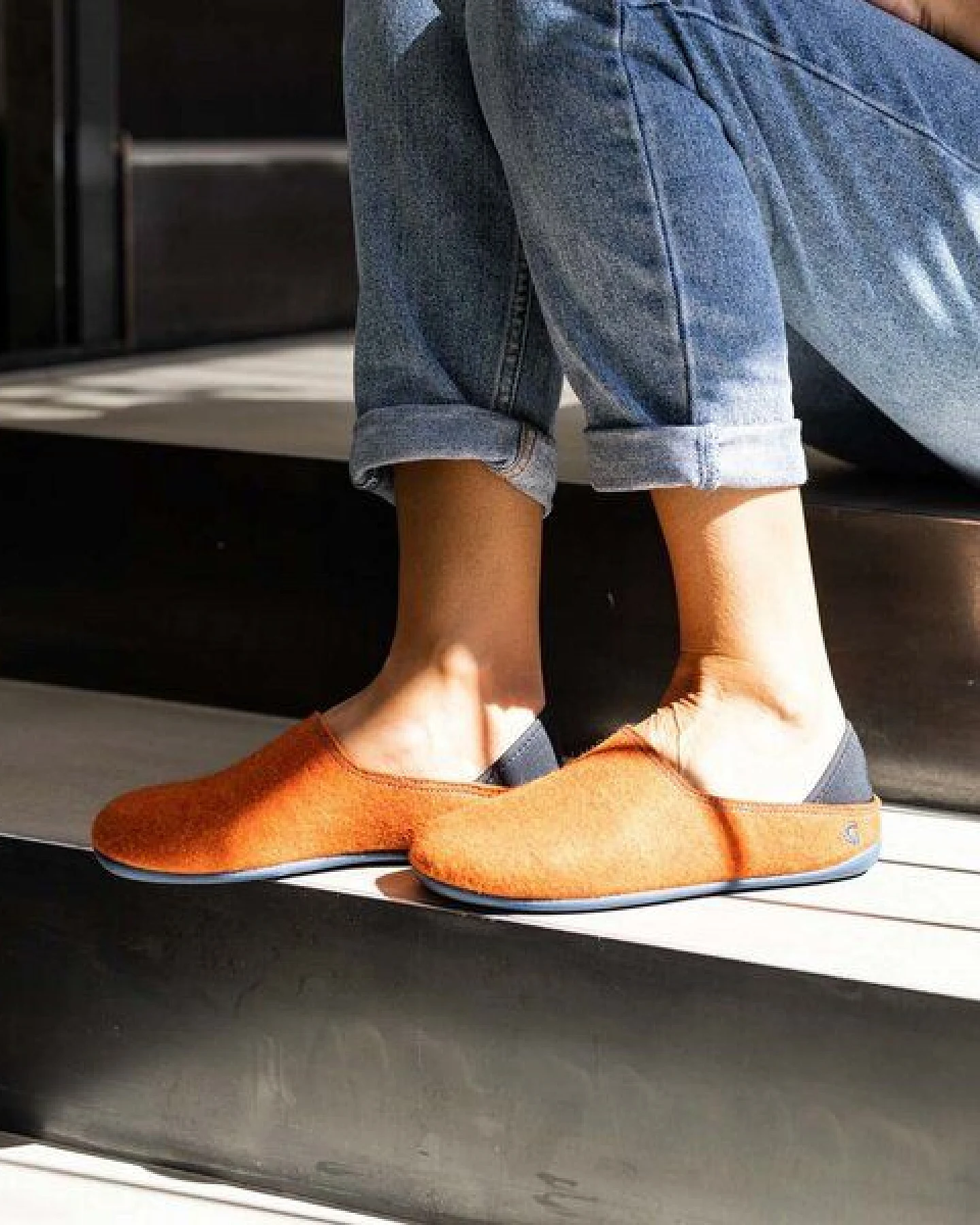 Gottstein Filzhausschuh Wool Slip-On aus 100% Schurwolle - für Damen & Herren - Rutschfeste Gummisohle – Ansicht 2