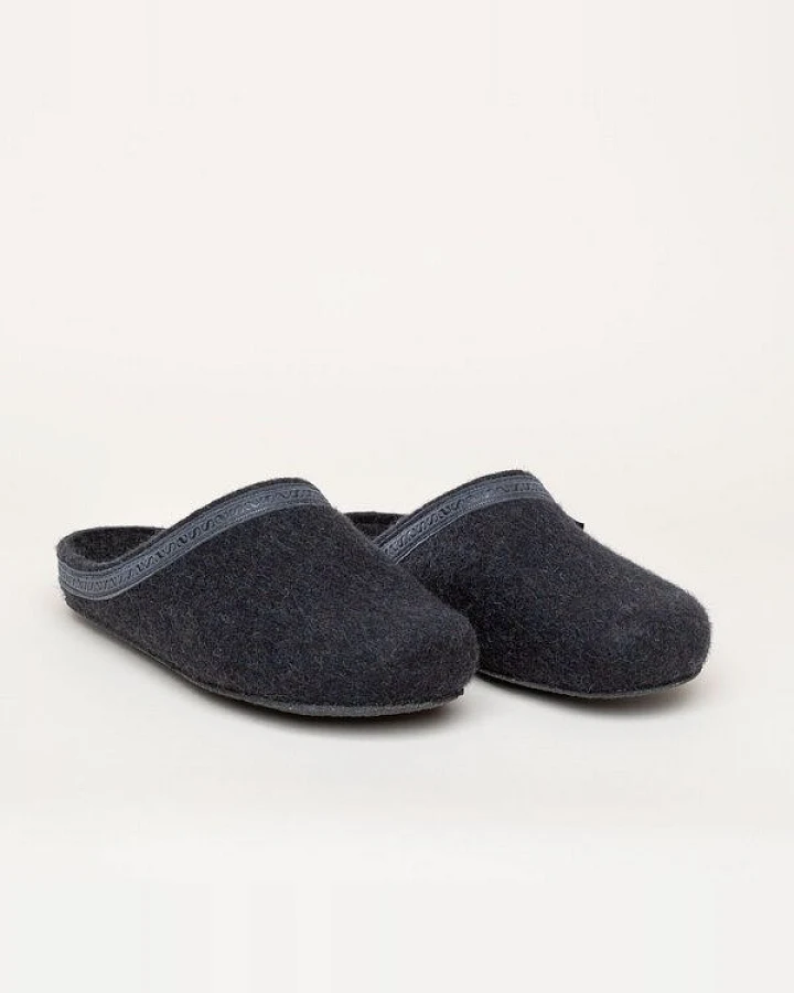 Stegmann Filzpantoffel 127 aus 100% hochwertiger Merino-Wolle - Hausschuhe für Damen & Herren - Pantoffeln mit Kork Sohle