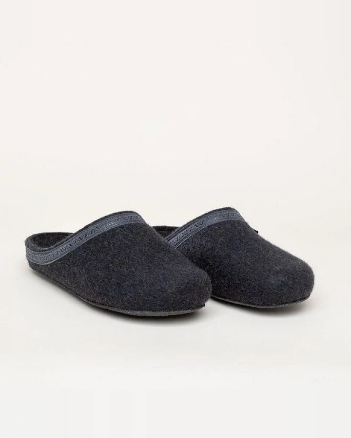 Stegmann Filzpantoffel 127 aus 100% hochwertiger Merino-Wolle - Hausschuhe für Damen & Herren - Pantoffeln mit Kork Sohle
