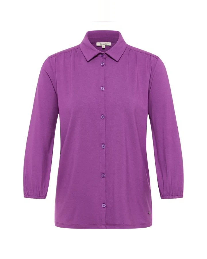 Tranquillo - Women's Jerseybluse Kaaty - Kleid Gr S lila