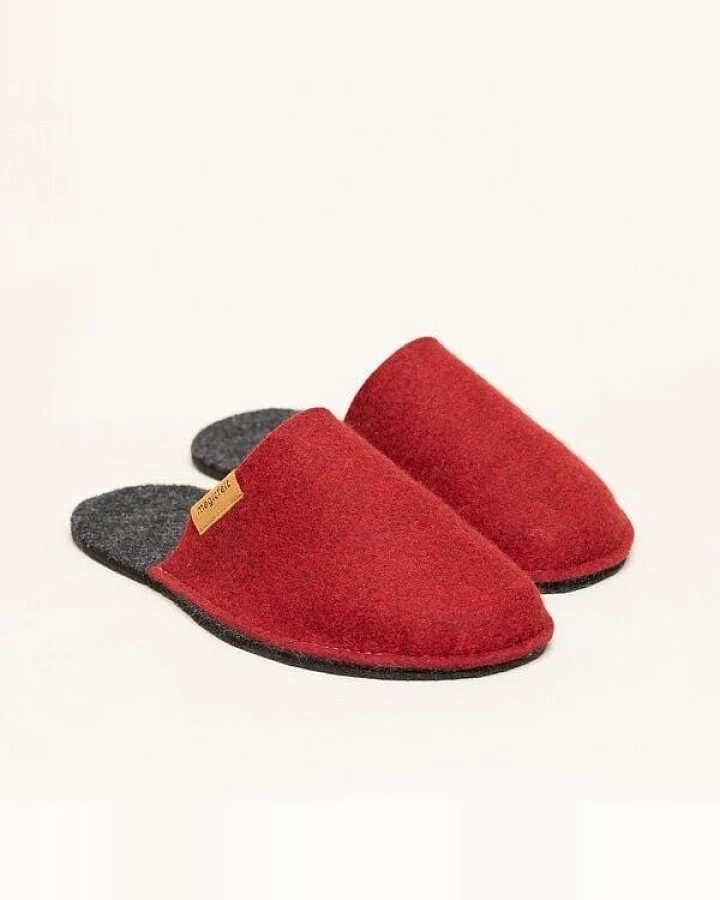 Magicfelt Filz-Pantoffel Magic Travel aus 100% recycelter Schurwolle für Damen & Herren - perfekt für Reisen & Zuhause