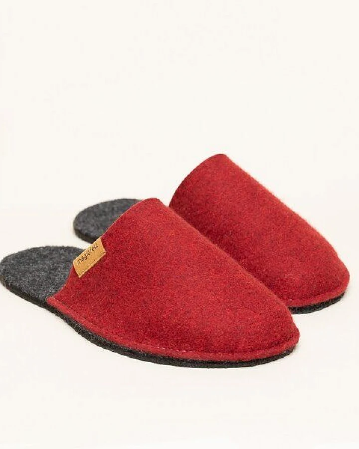 Magicfelt Filz-Pantoffel Magic Travel aus 100% recycelter Schurwolle für Damen & Herren - perfekt für Reisen & Zuhause
