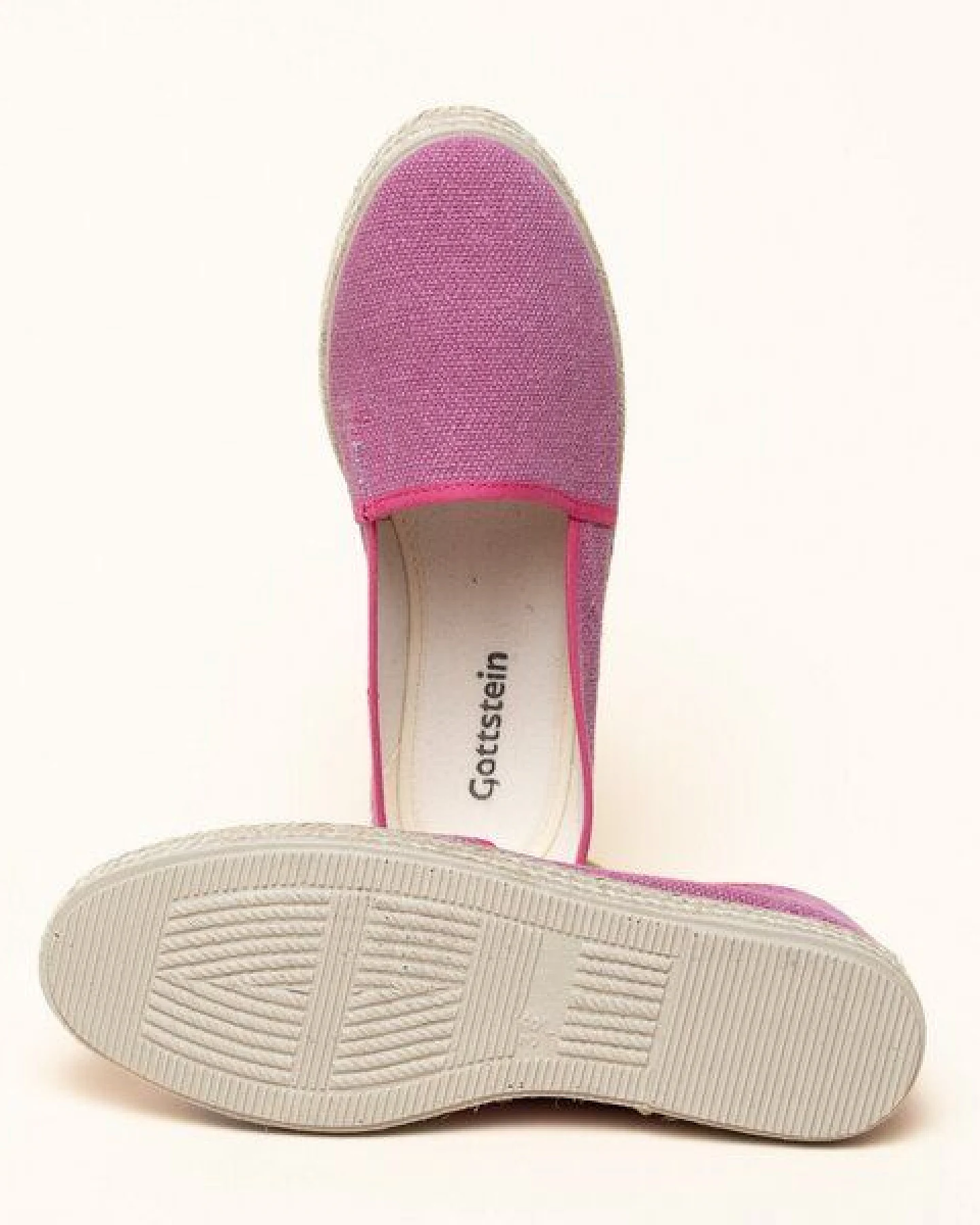 Gottstein Camping Linen-Espadrille aus GRS zertifizierten Leinen für Damen - Nachhaltiger Sommerschuh mit Gummisohle – Ansicht 4