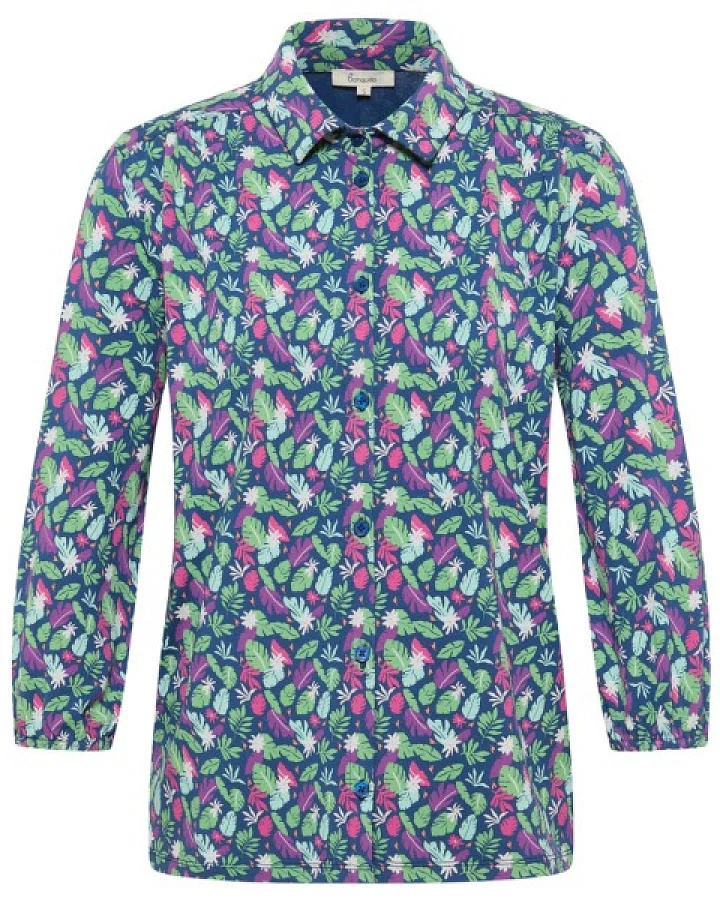 Tranquillo - Women's Jerseybluse Kaaty - Kleid Gr S bunt
